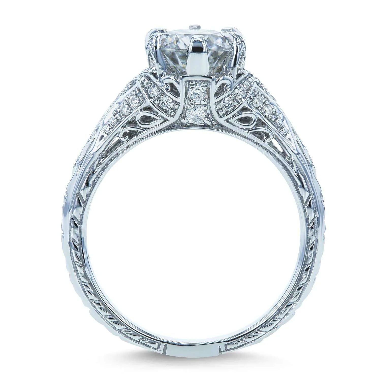 1ct Ornate 6-Prong Ring