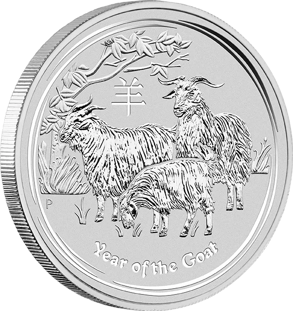 2015 LUNAR SET YEAR OF THE GOAT SILVER