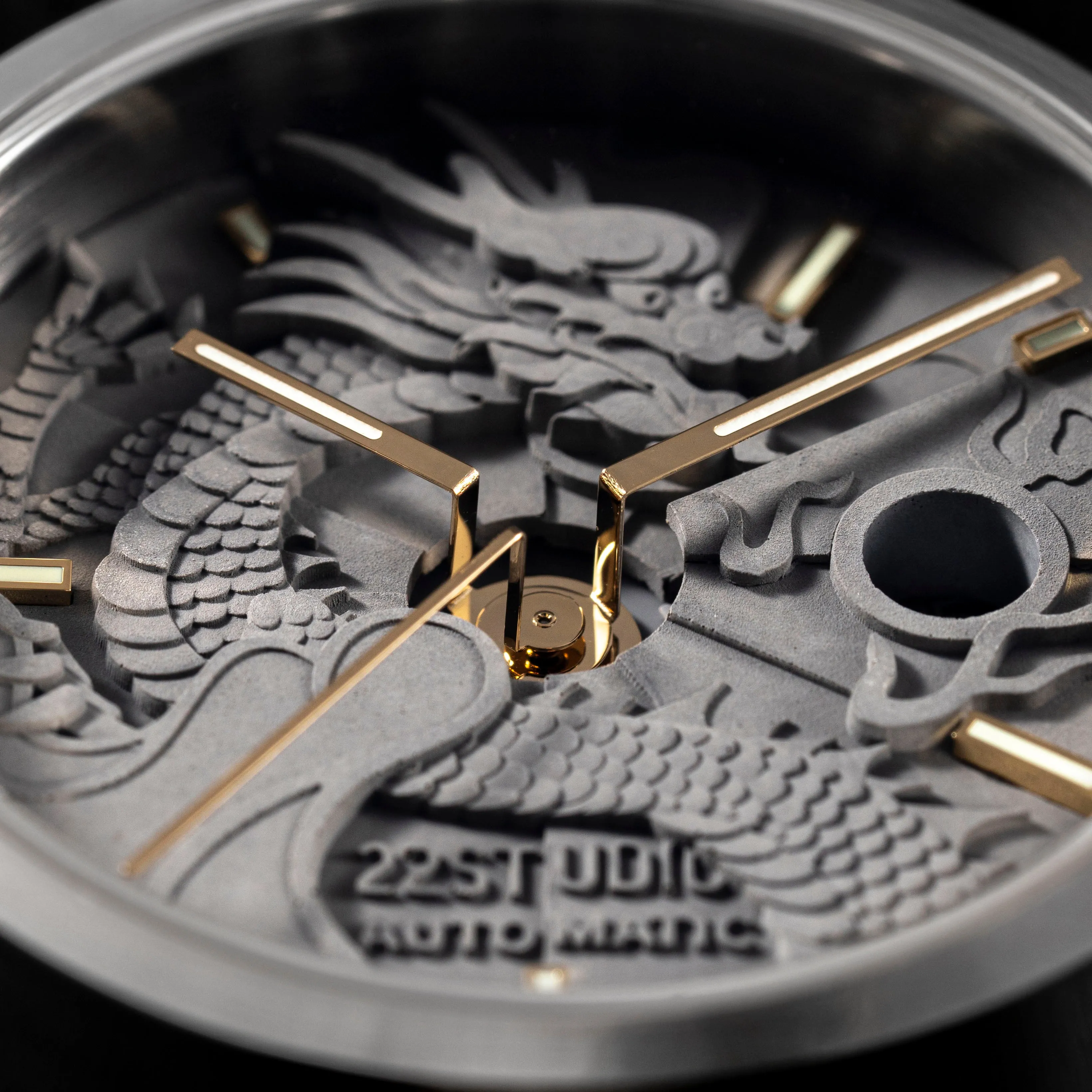 4D Concrete Watch Automatic 45mm Dragon Edition_Fortune