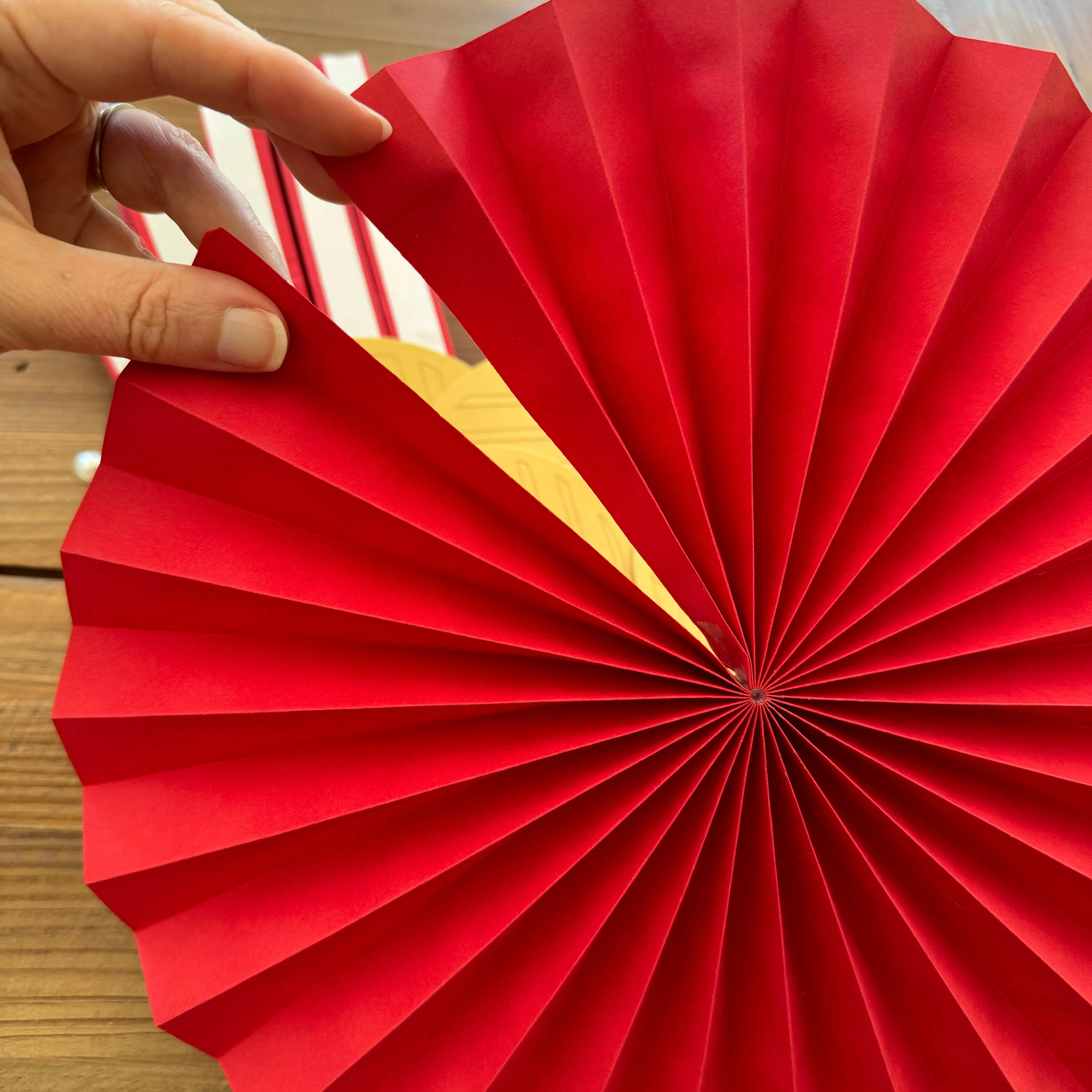 6 pack - DIY Paper Chinese Table Decorations - Good Luck