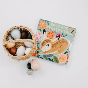 A Dozen Bird Eggs & Basket