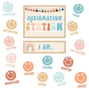 Affirmation Station | Retro Classroom Decor | Good Vibes | UPRINT | Schoolgirl Style