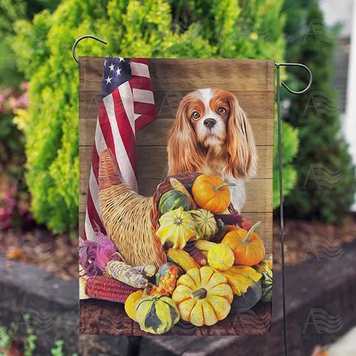 American Faithful Harvest Double Sided Garden Flag