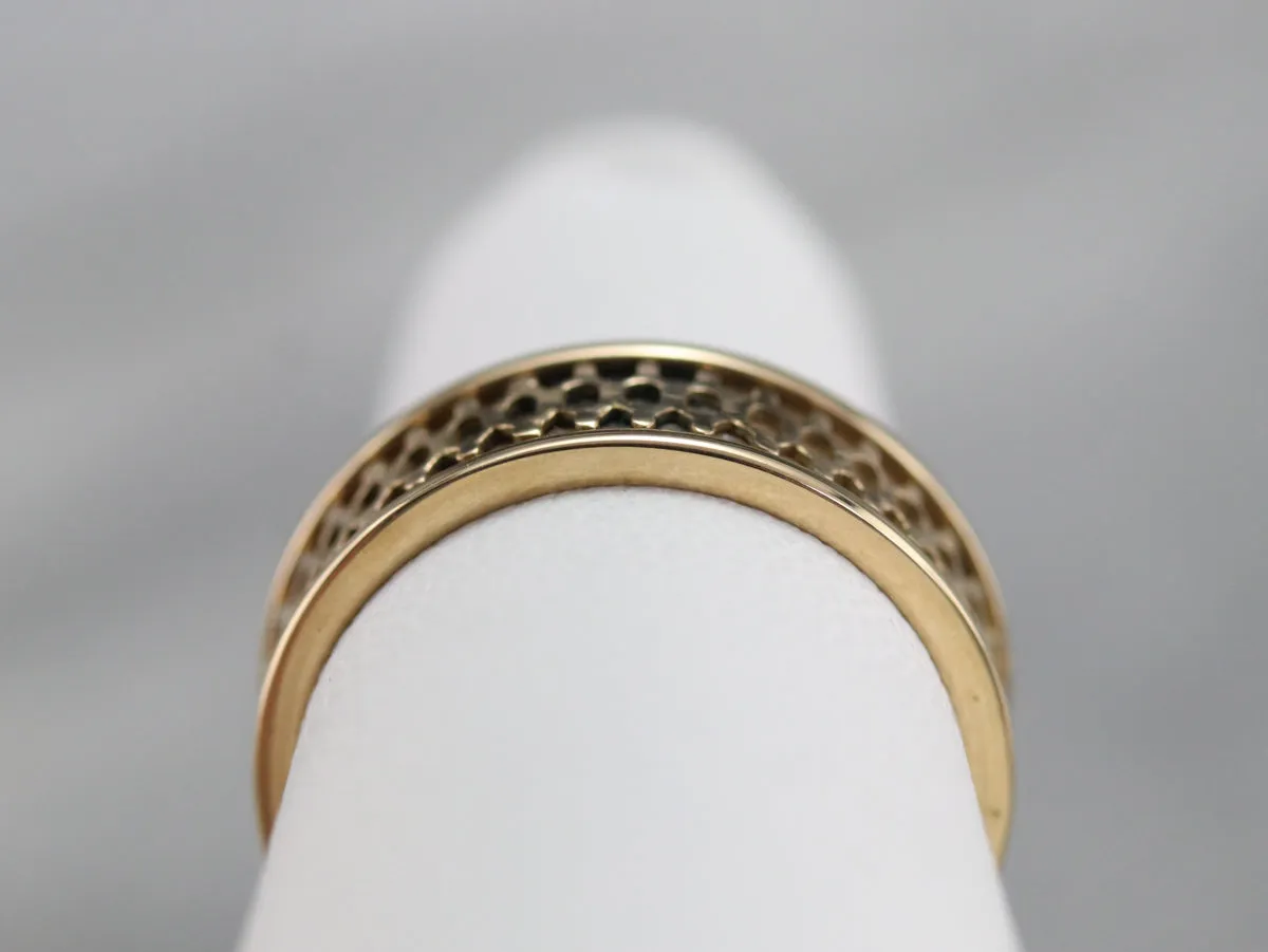 Antique Gold Patterned Band