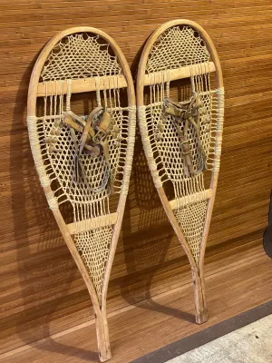 Antique Handmade Trapper Snowshoes