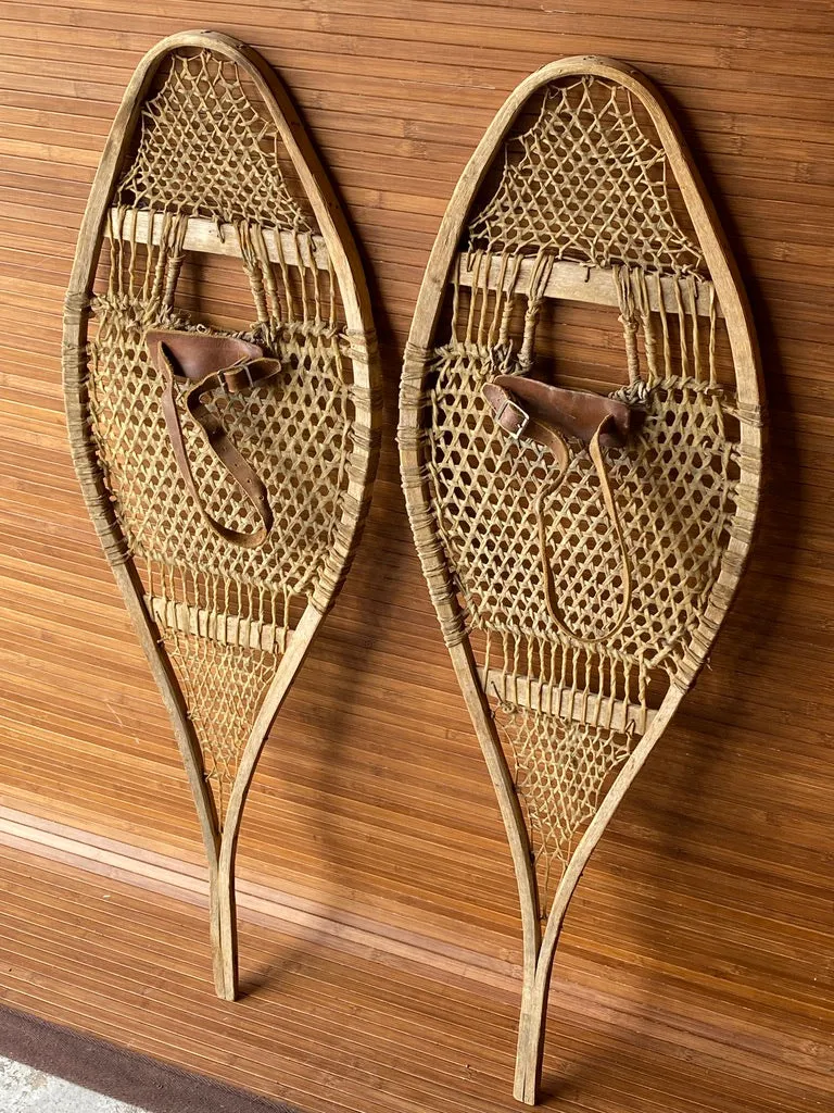 Antique Native American Indian Snowshoes