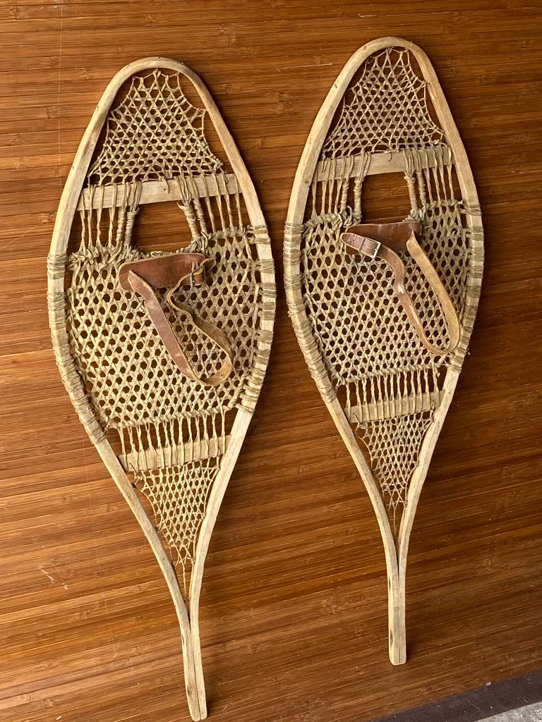 Antique Native American Indian Snowshoes