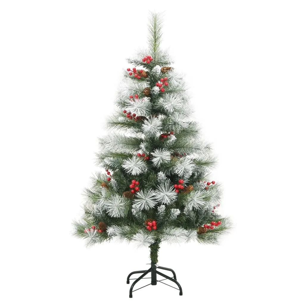 Artificial Hinged Christmas Tree 150 LEDs & Ball Set 59.1"