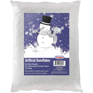 Artificial Snow 10 Ounces Fake Snow Decoration For Winter Displays, Snow