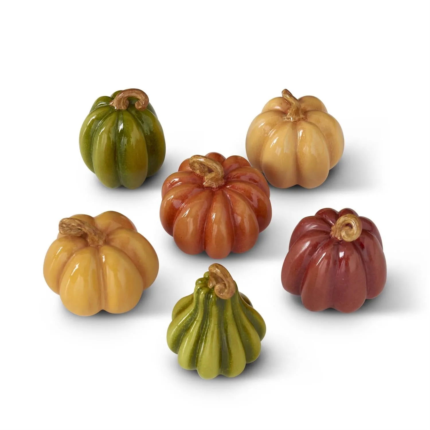 ASSORTED FALL COLORED MINI PUMPKINS