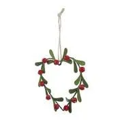 Berries and Heart Wreath Tree Decoration