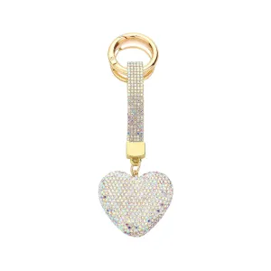 Bling Heart Keychain