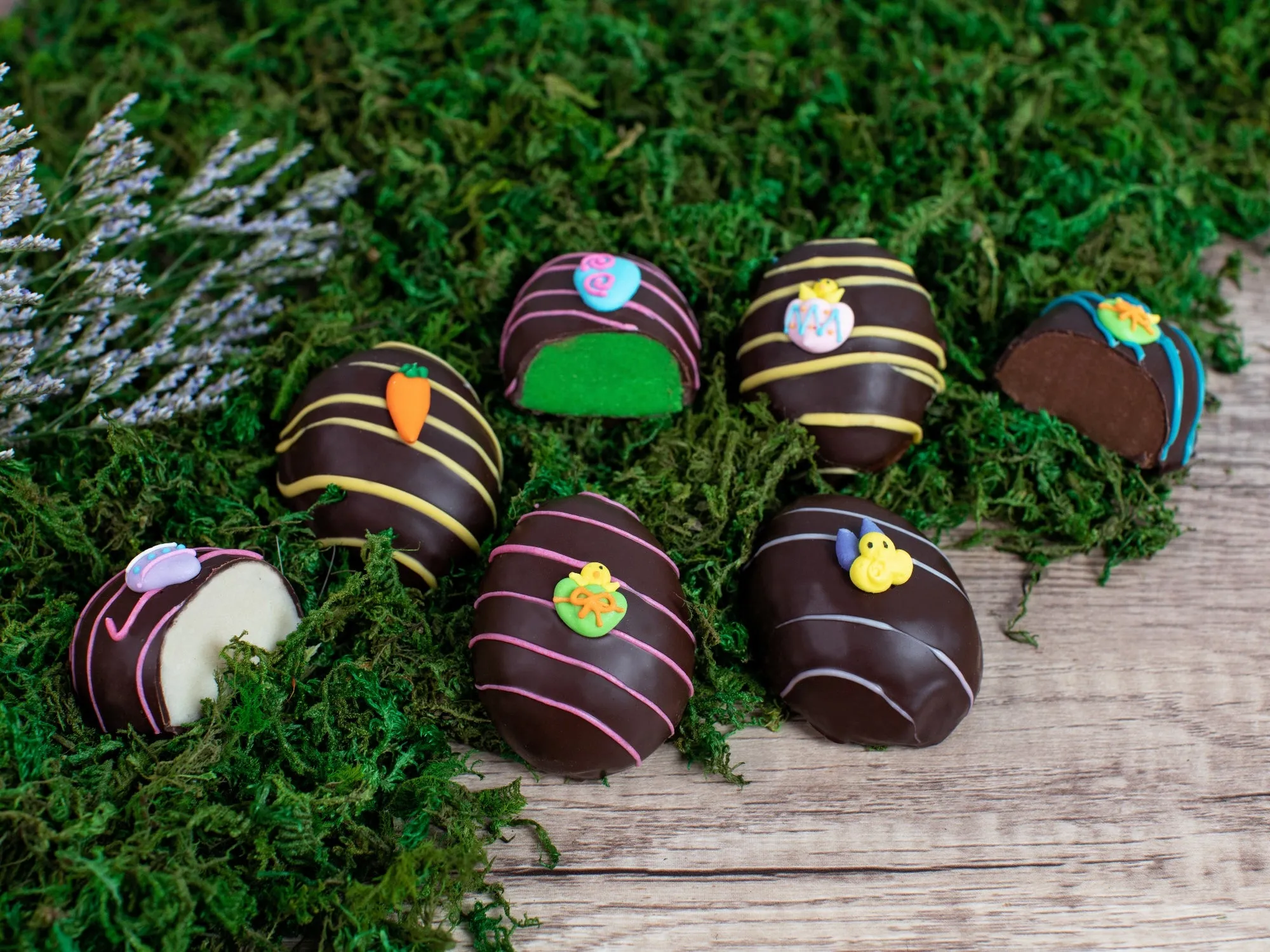 Chocolate-Filled Gourmet Easter Eggs