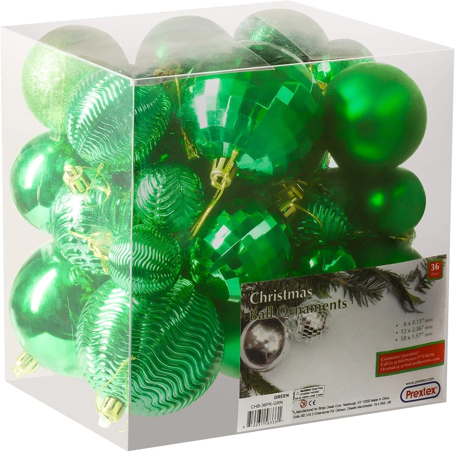 Christmas Ball Ornaments for Christmas Decorations -