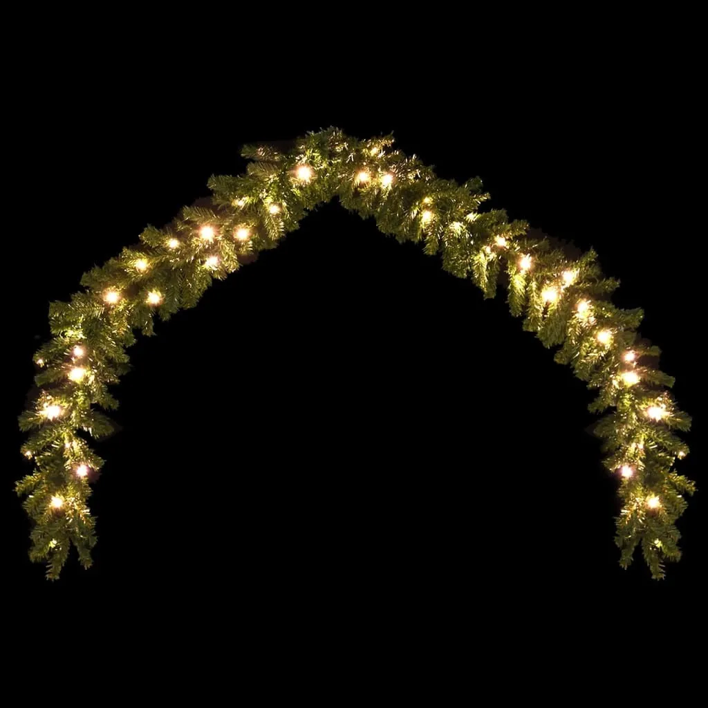 Christmas Garland with LED Lights 16 ft