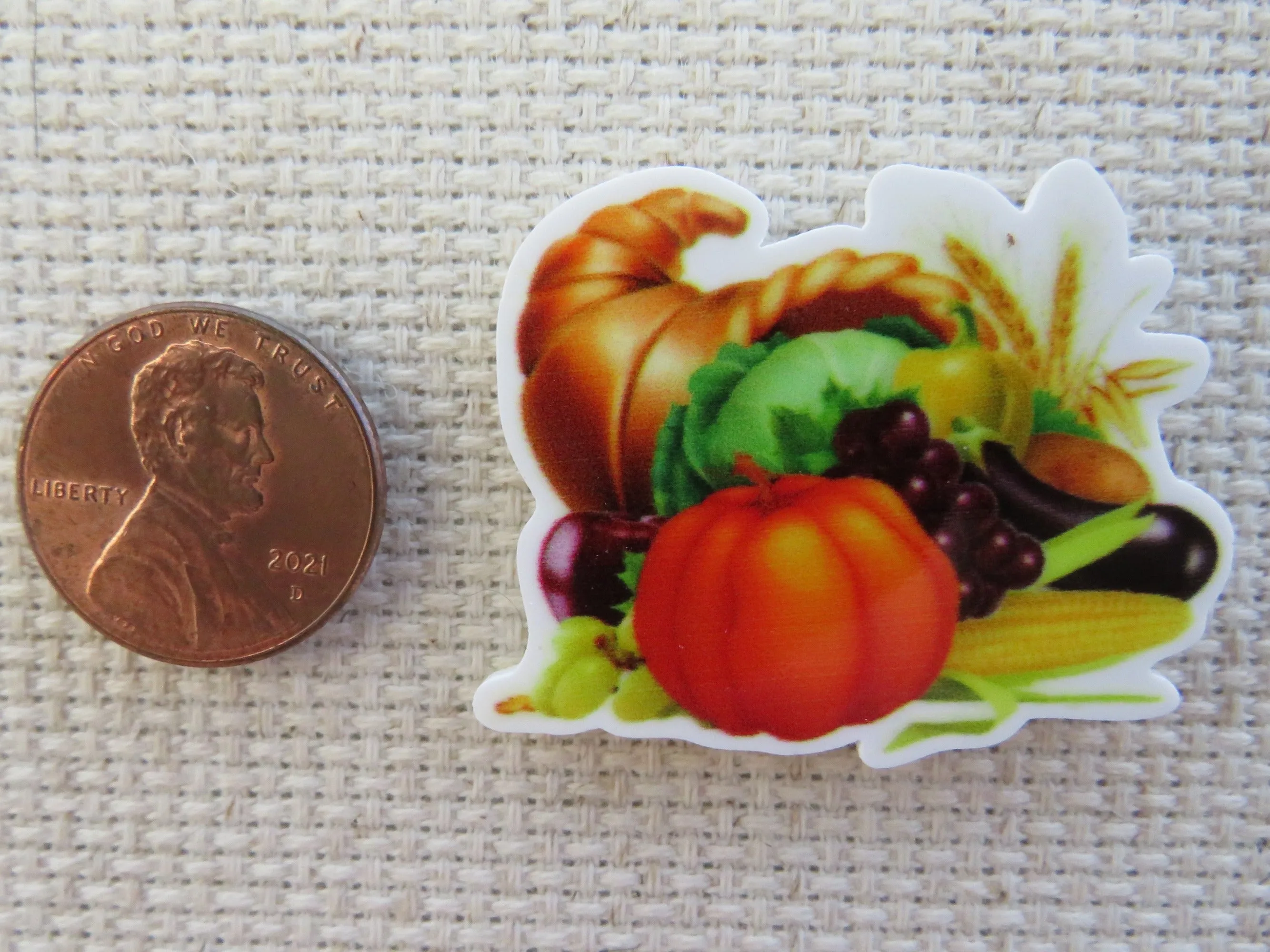 Cornucopia Needle Minder, Cover Minder, Magnet