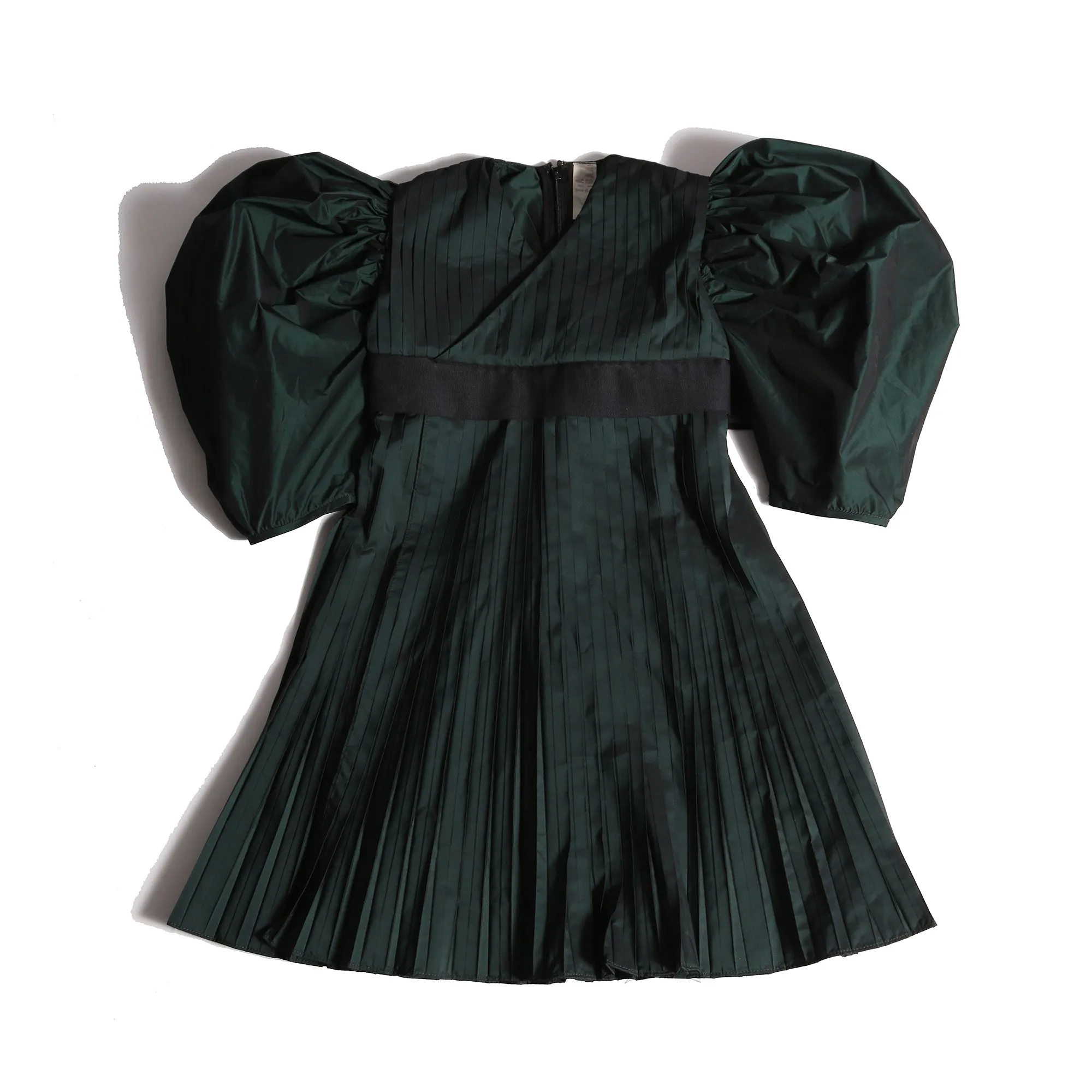 CORNUCOPIA PLEATED WRAP FROCK