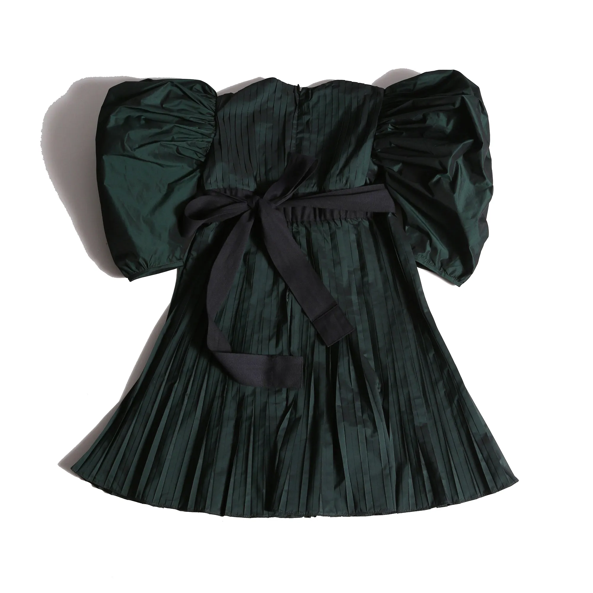 CORNUCOPIA PLEATED WRAP FROCK