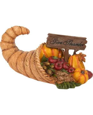 Cornucopia Thanks Tabletop Decoration