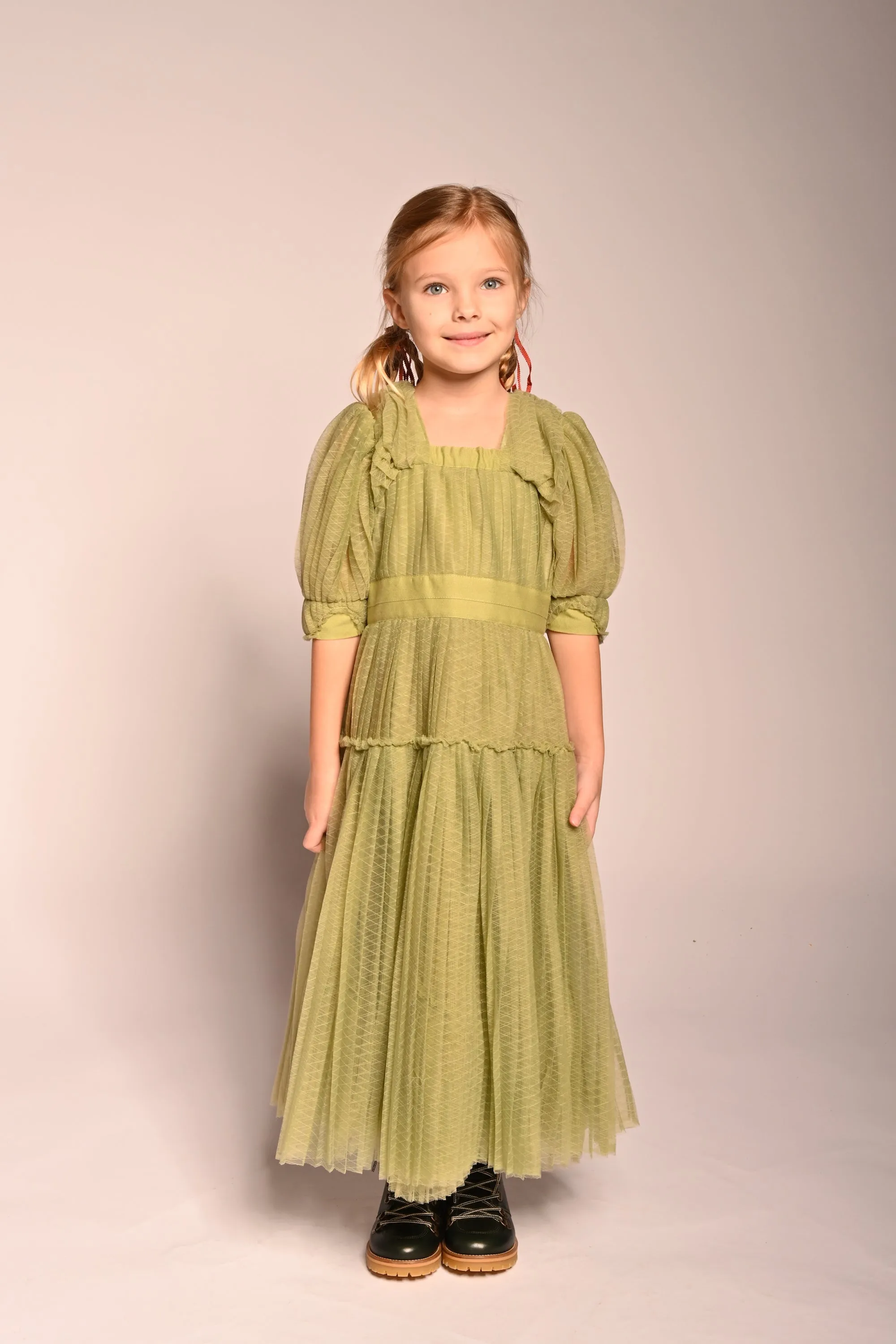 CORNUCOPIA TIERED TULLE MAXI