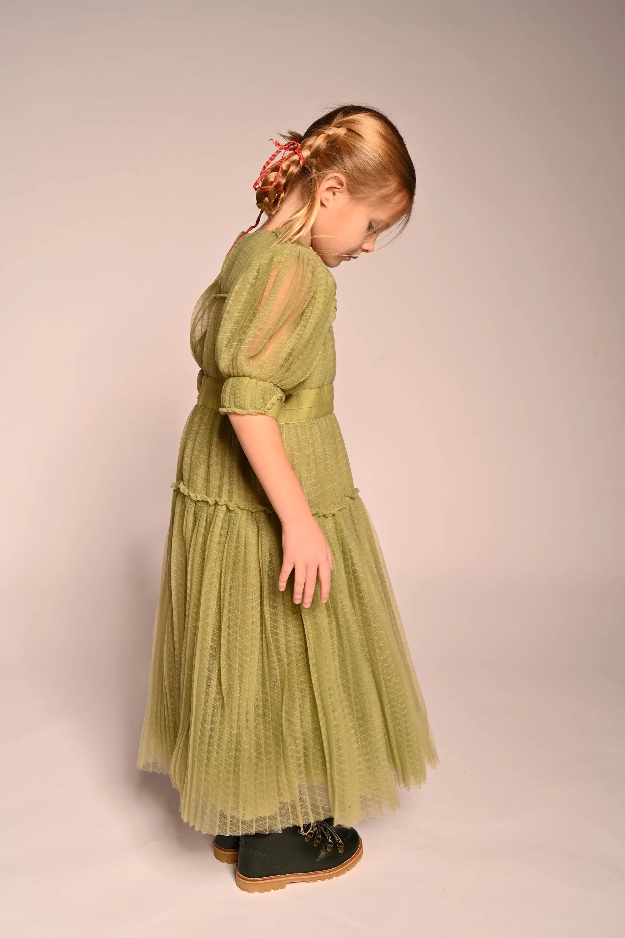 CORNUCOPIA TIERED TULLE MAXI