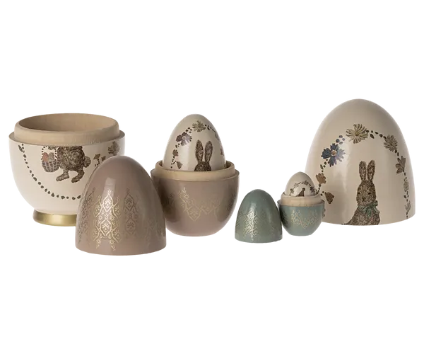 Easter Babushka Egg, 5 Pcs Set