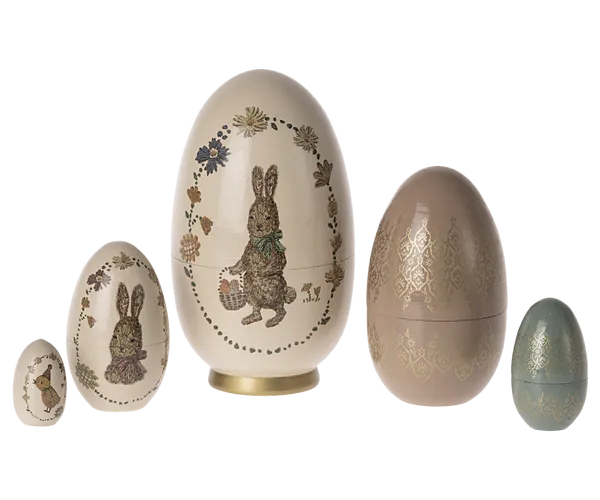 Easter Babushka Egg, 5 Pcs Set