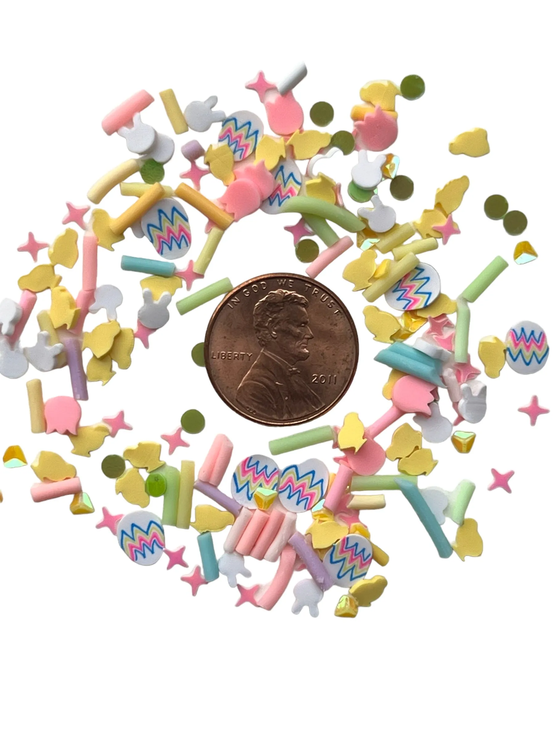 Easter Bulk Polymer Clay Pieces - 100 grams