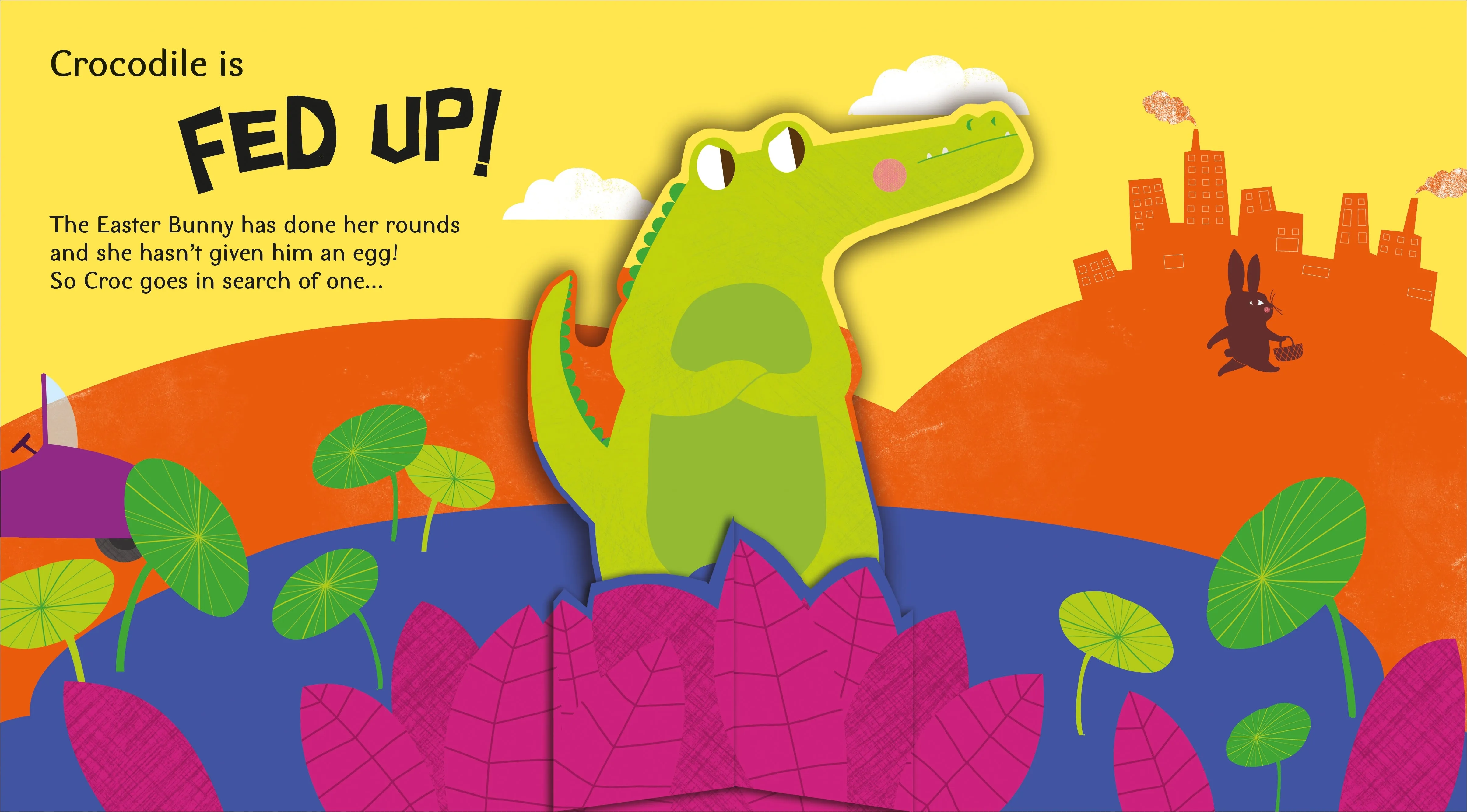 Easter Croc Pop Up Book