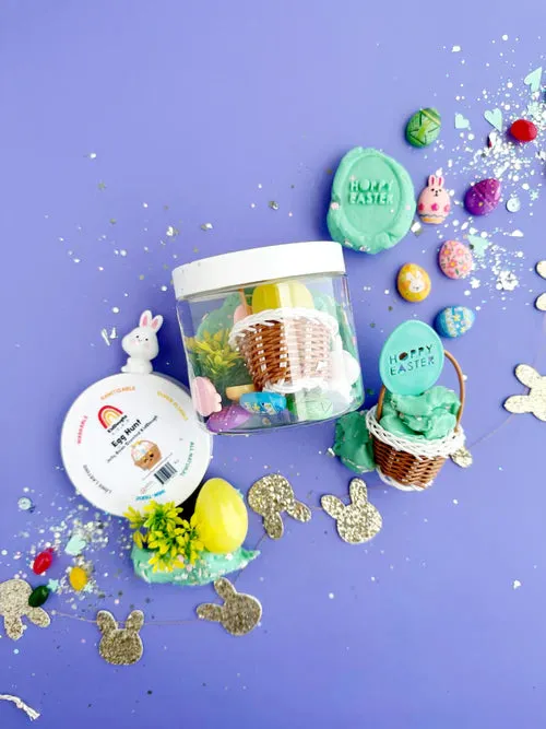 Egg Hunt Play Dough-To-Go Kit