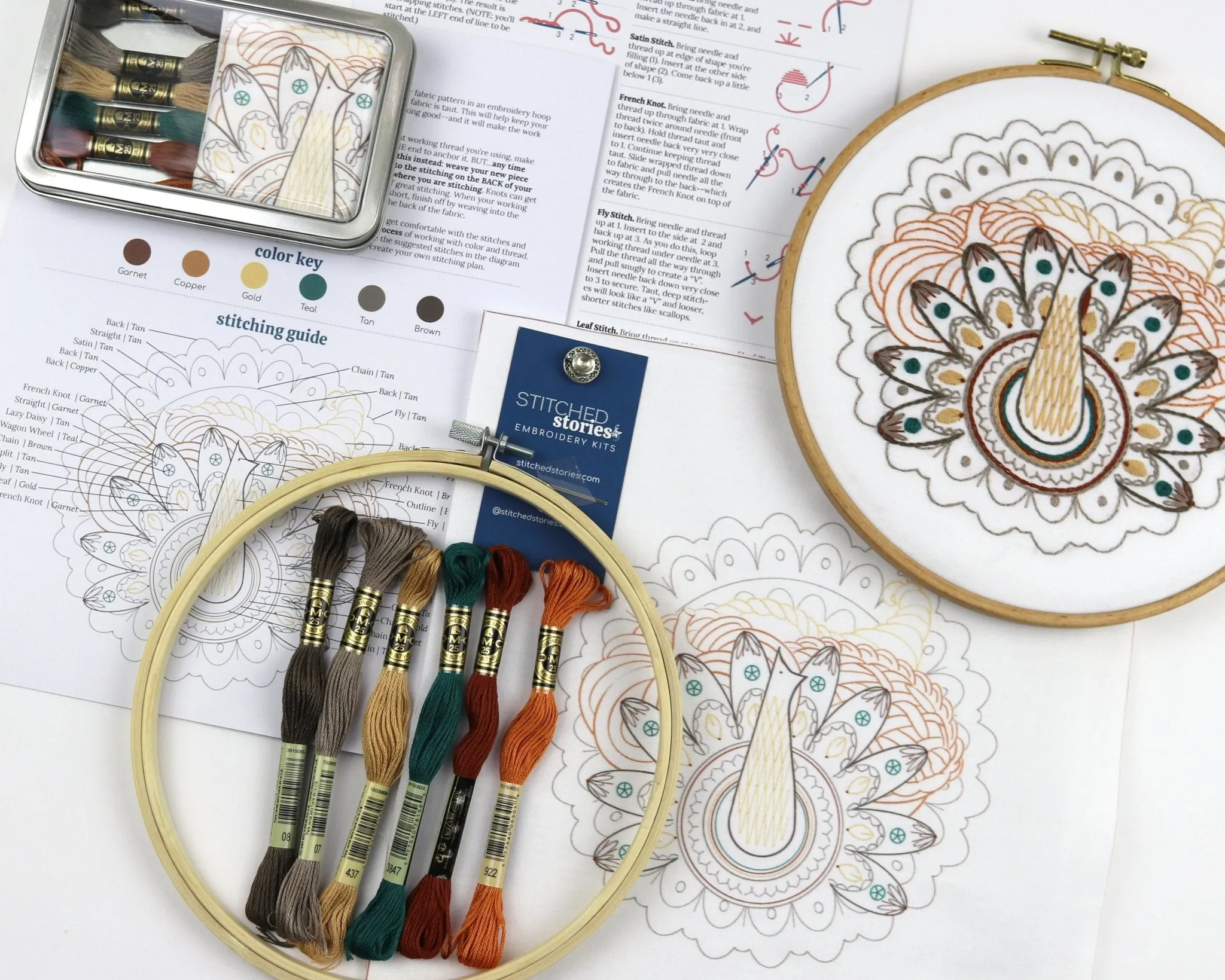 Fall Y'all Embroidery Kit Bundle of 3