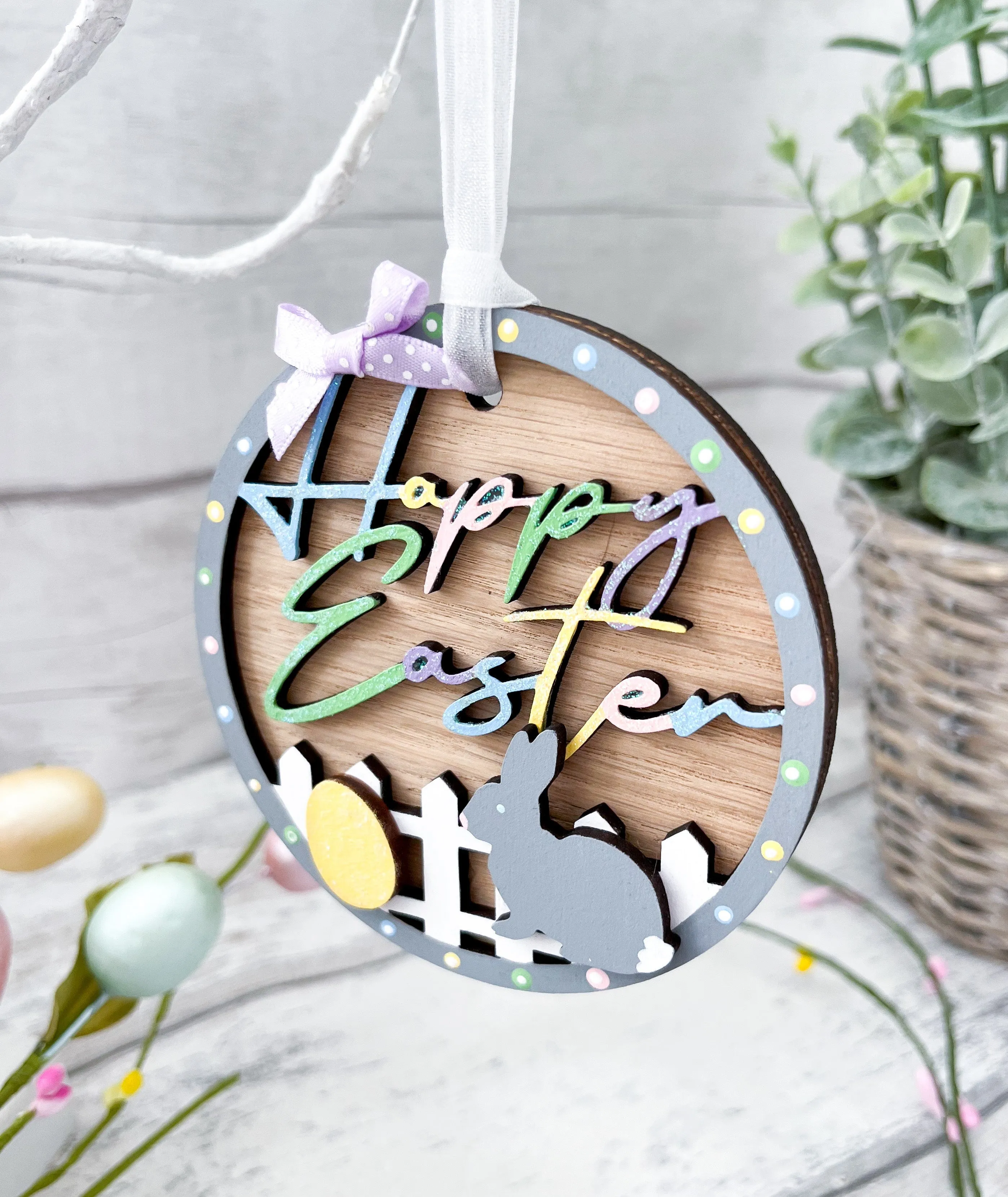 Happy Easter Hanging Decoration