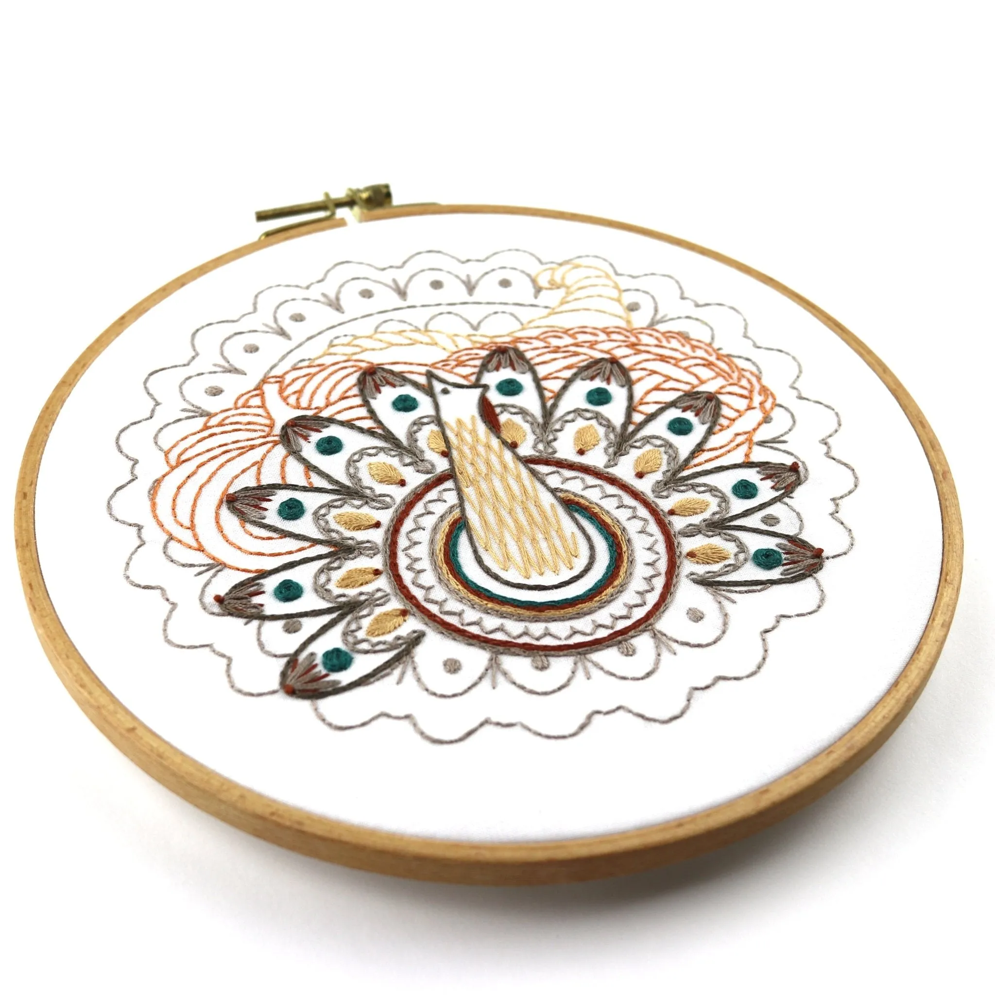 Harvest Table Thanksgiving Embroidery Kit