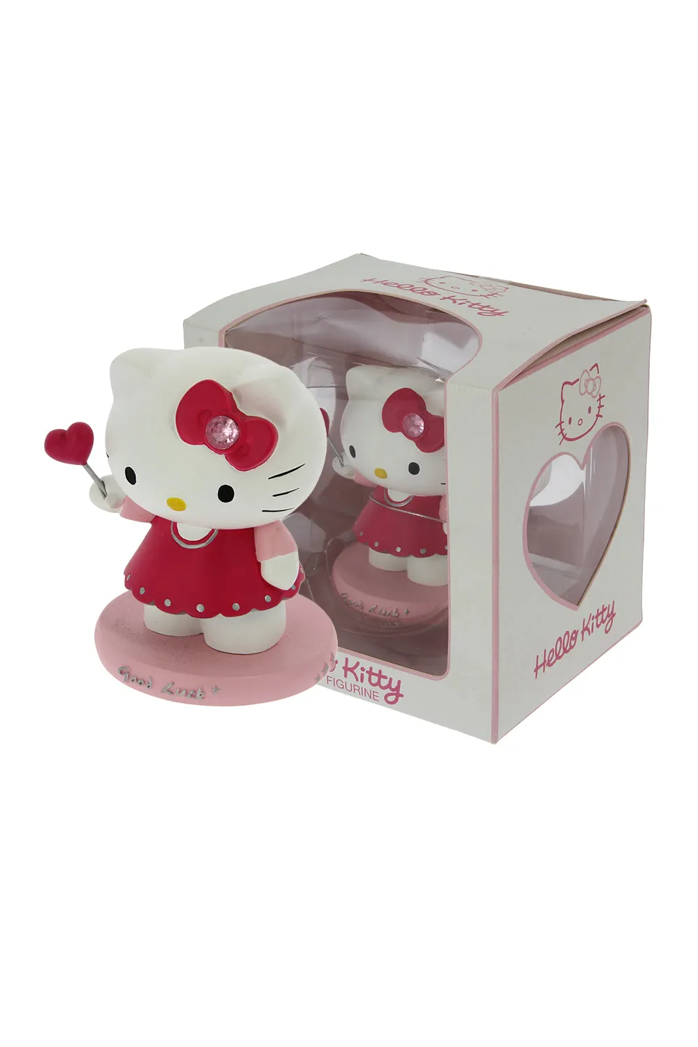 Charming Ceramic Hello Kitty Good Luck Figurine