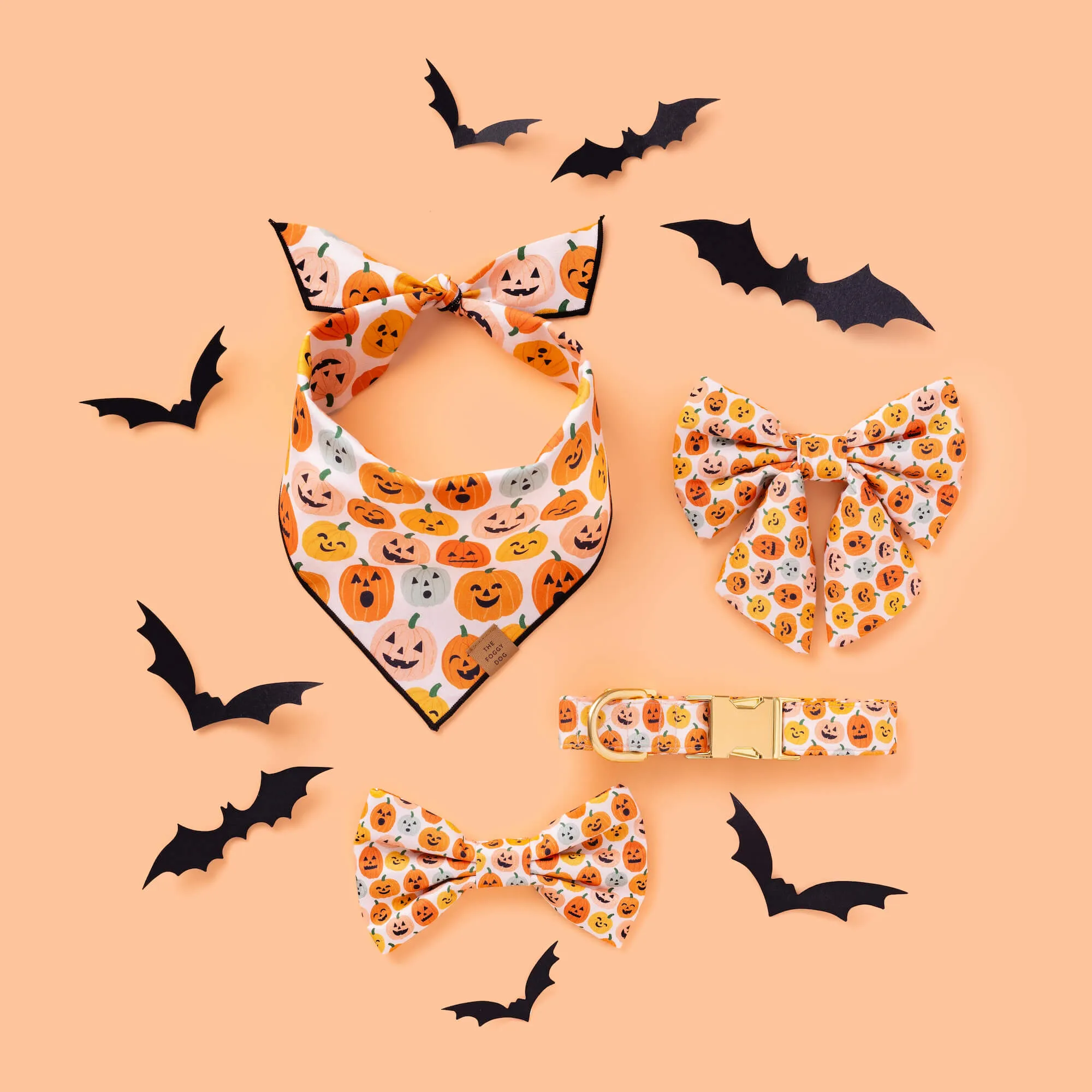 Jack-o’-Lanterns Dog Collar