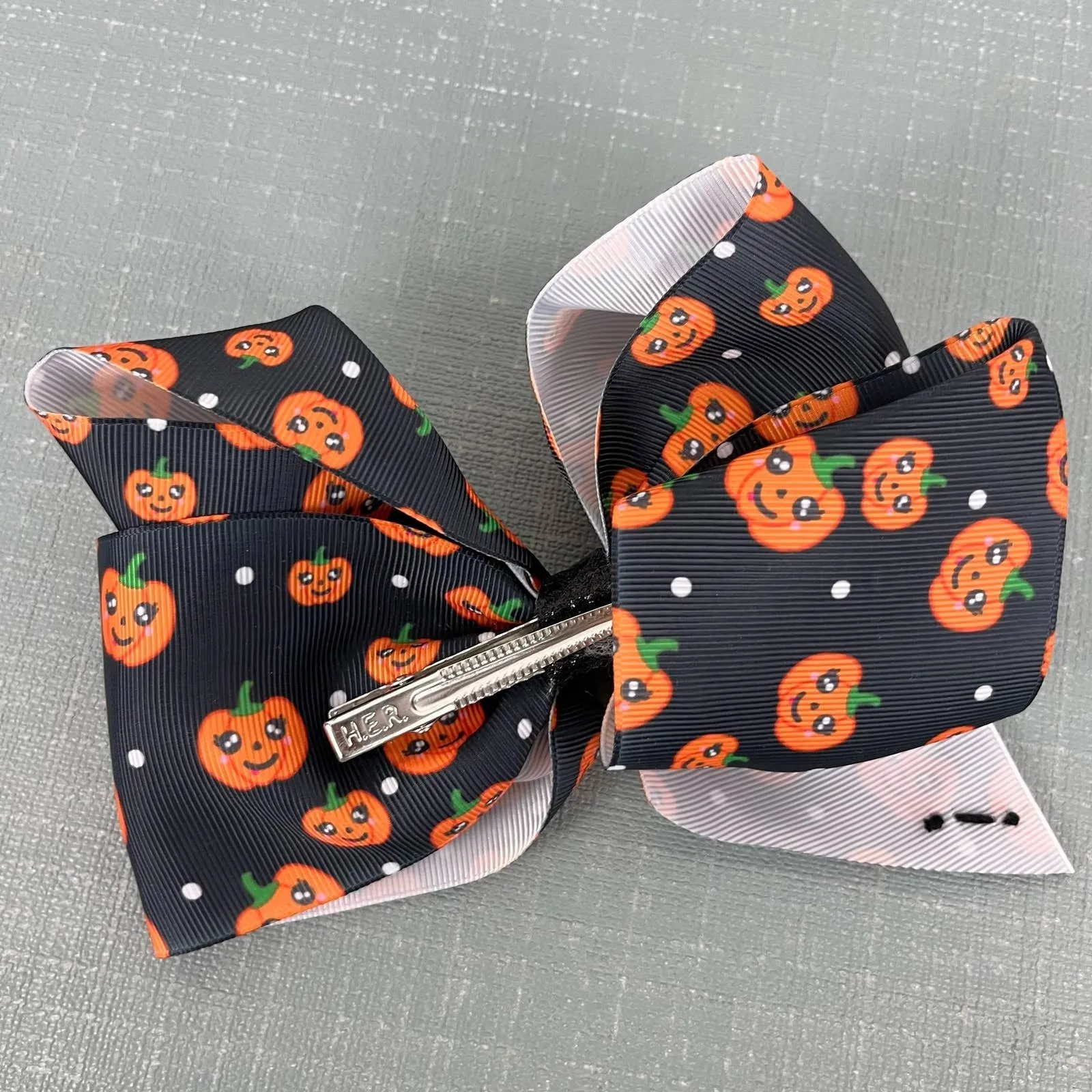 JoJo Halloween Pumpkin Hair Bow