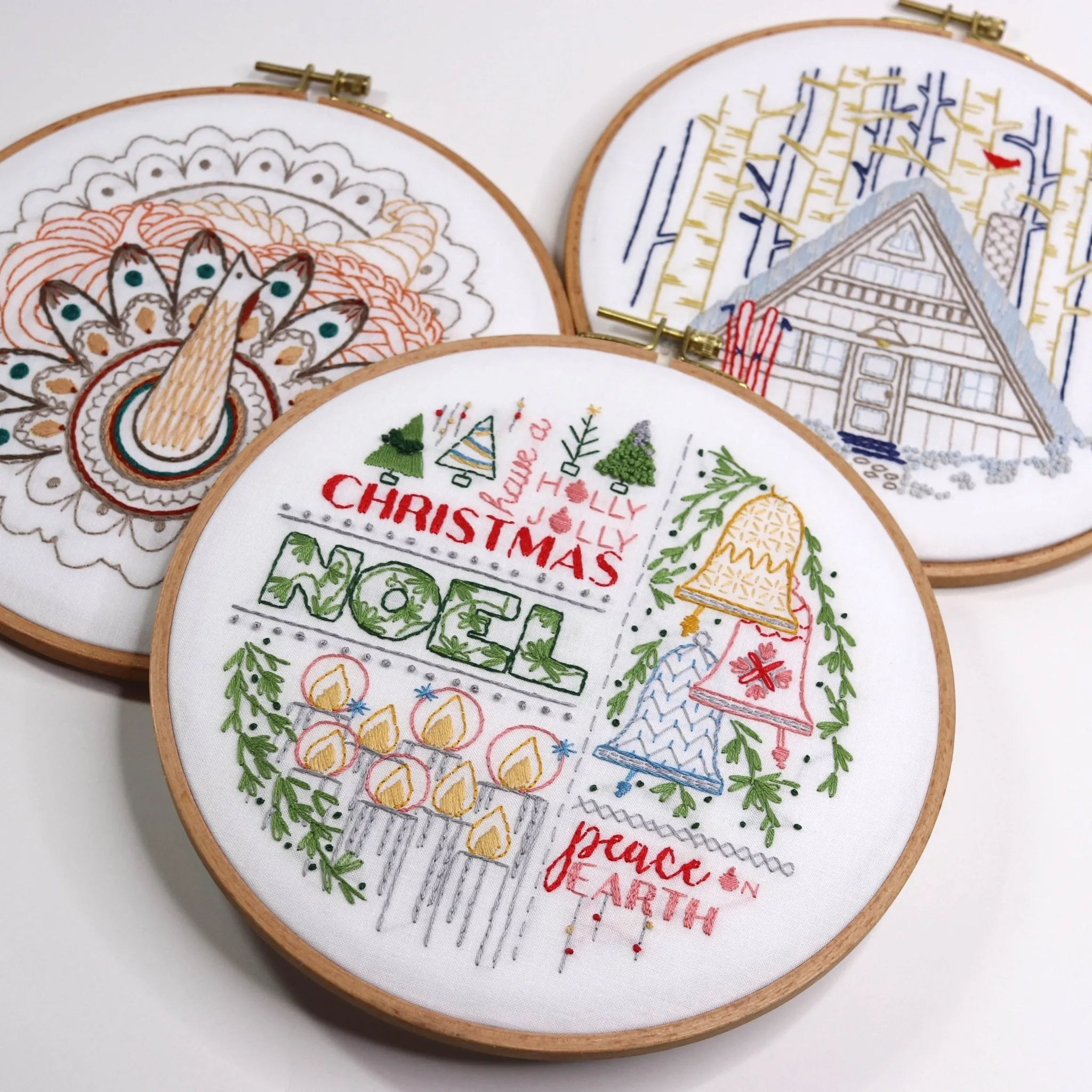 Jolly Days Embroidery Kit Bundle of 3