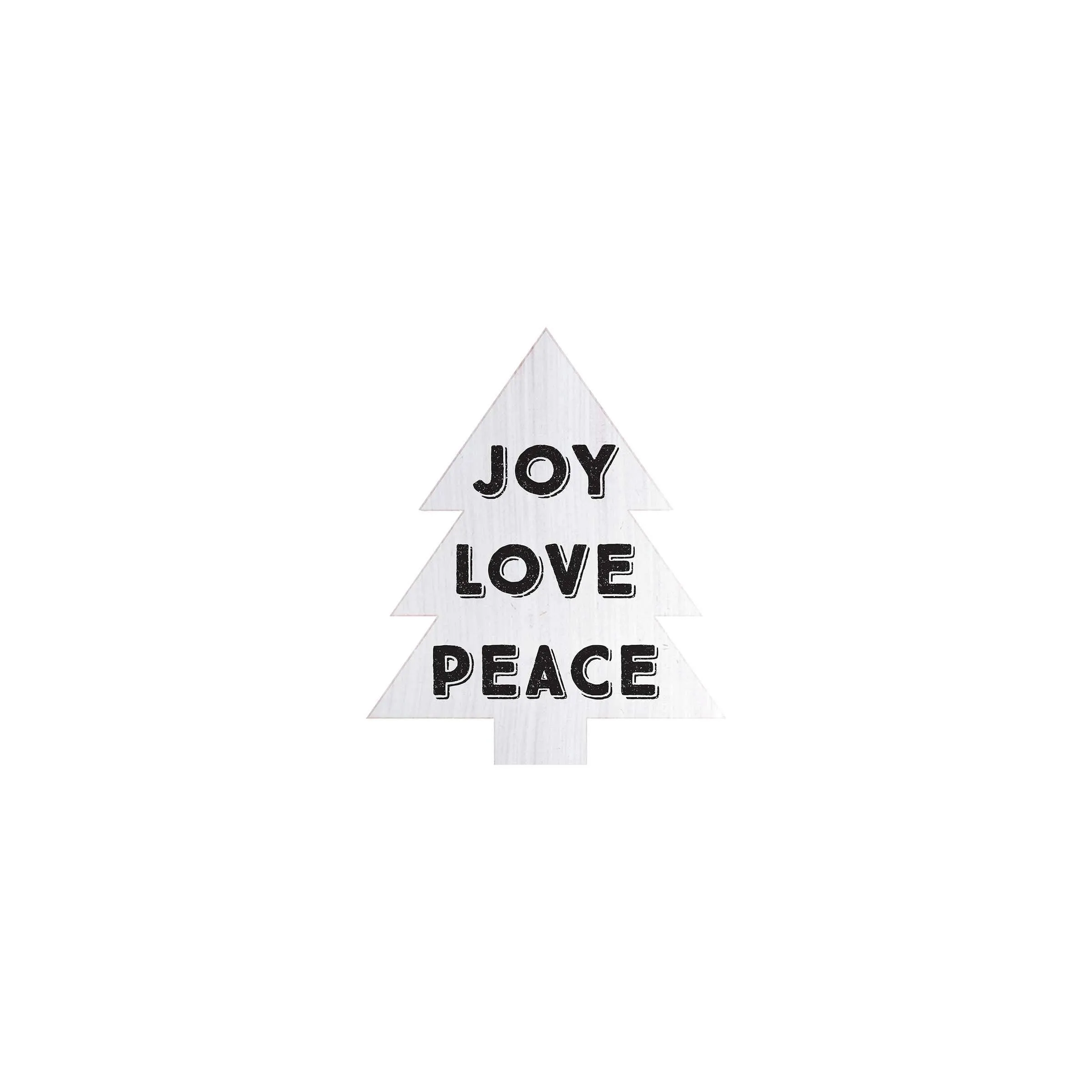 Joy Love Peace Christmas Tree