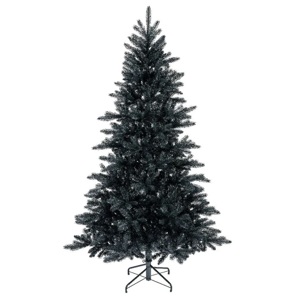 7ft Premium Black Artificial Christmas Tree - Kaemingk Berlin Deluxe Edition