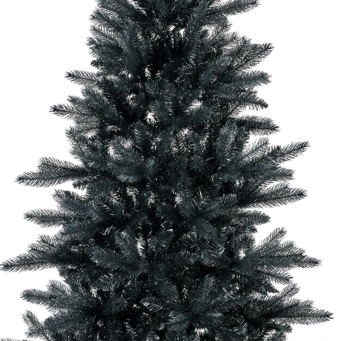 7ft Premium Black Artificial Christmas Tree - Kaemingk Berlin Deluxe Edition