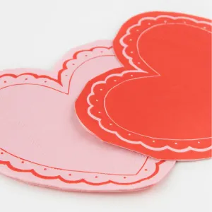 Lacy Heart Napkins