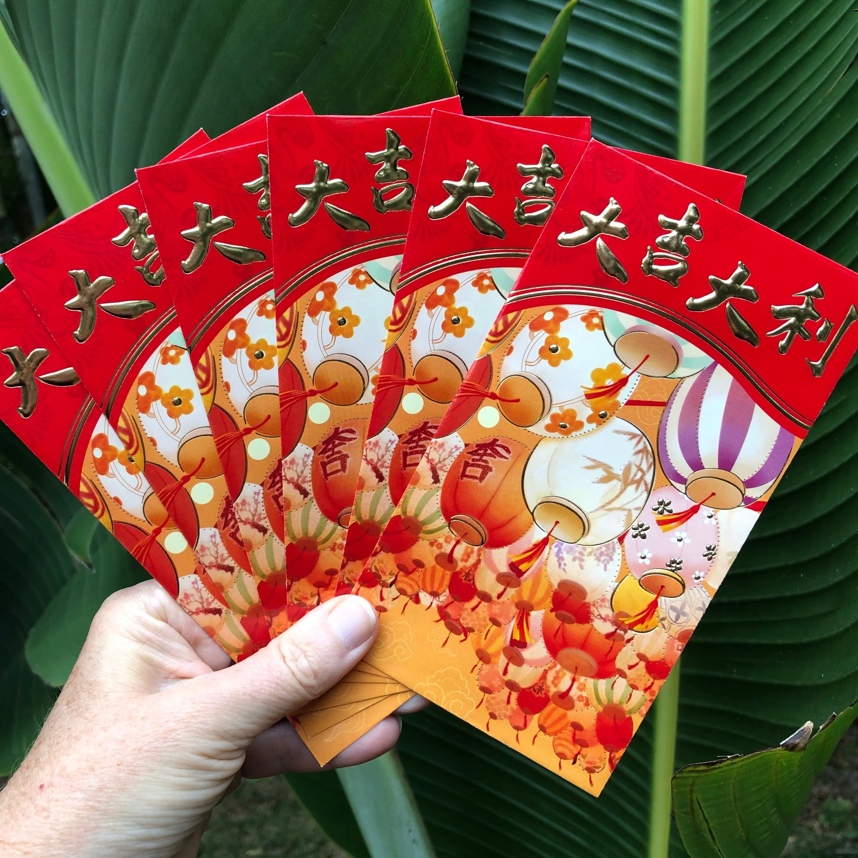 Lantern festival - Red Money Envelopes (6 pack)