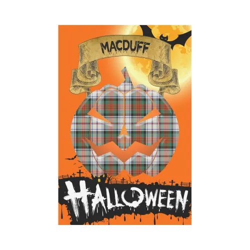 MacDuff Dress Ancient Tartan Jack O' Lantern Garden Flag / Halloween Home Decor NN6