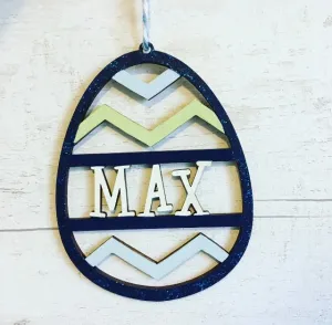 Personalised Egg Easter Tree Decoration