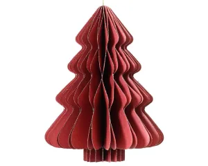 Red Tree Christmas Decoration - 20cm