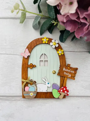 Sage Green Easter Fairy Door