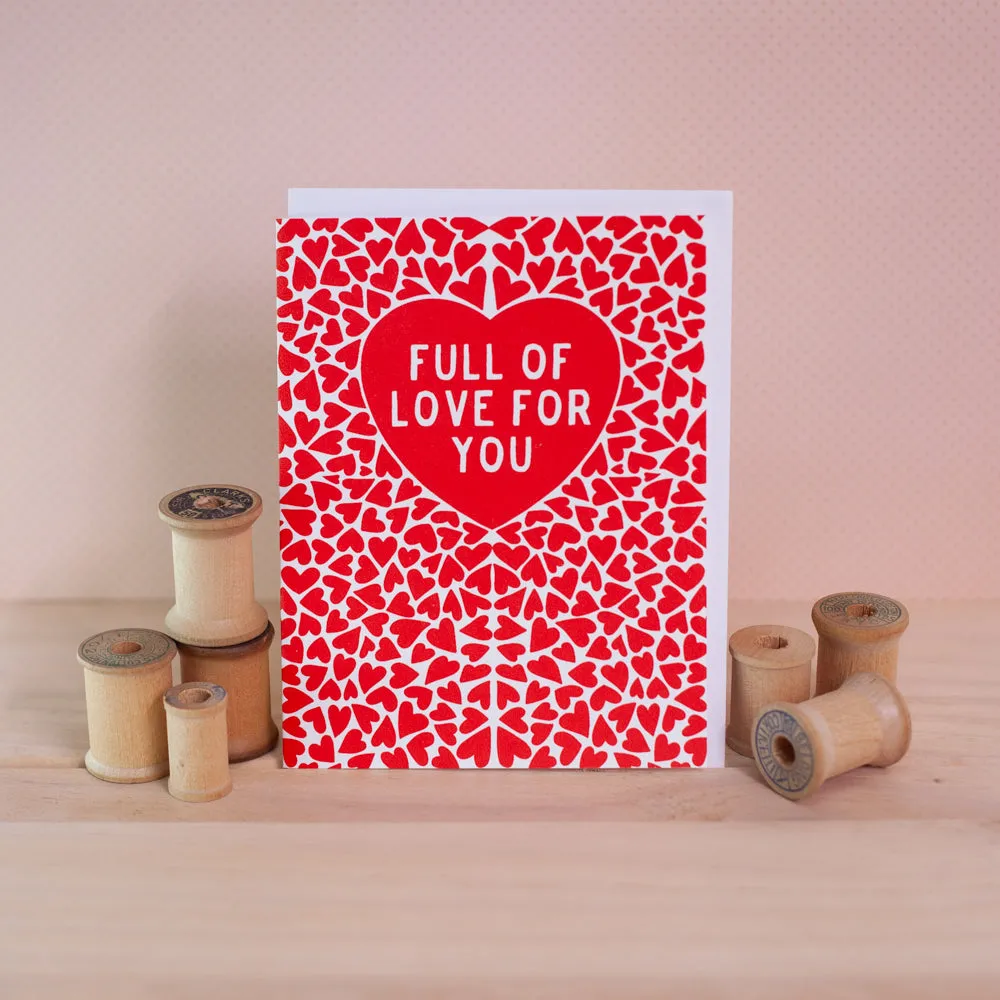 sentimental anniversary card for partner, simple Valentine's Day card, Valentine for him, anniversary card for her