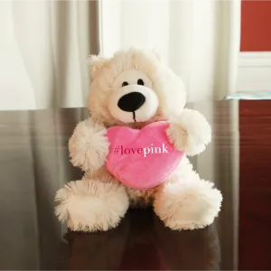 Sophie 12" Bear with Pink Custom Heart