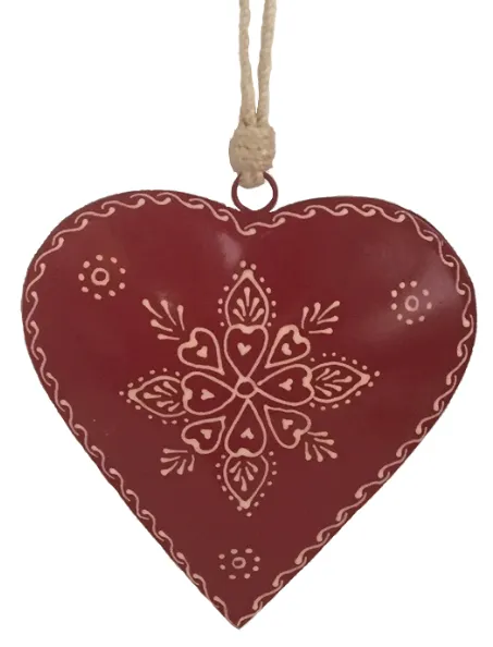 Sunheart 7" Tin Heart Holiday Gift Altar Home Lifestyle