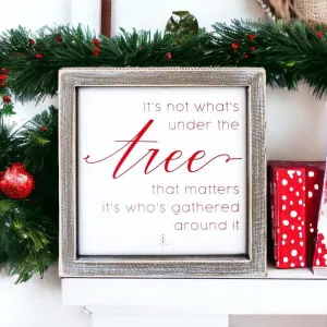 Under The Tree 7" Sign